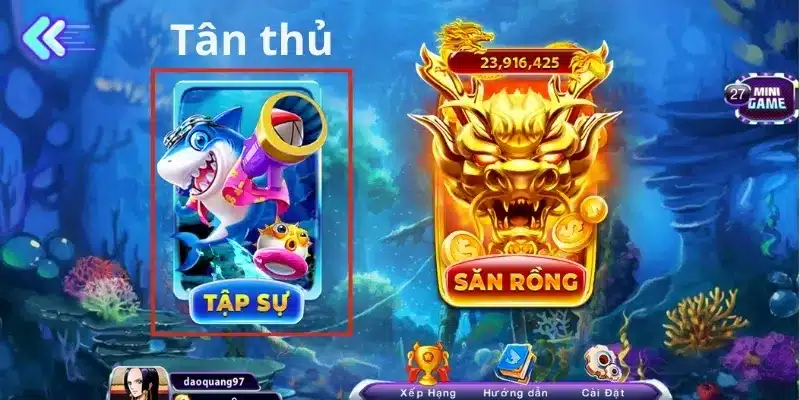 Các phòng chơi trong game Bắn cá 789Club 